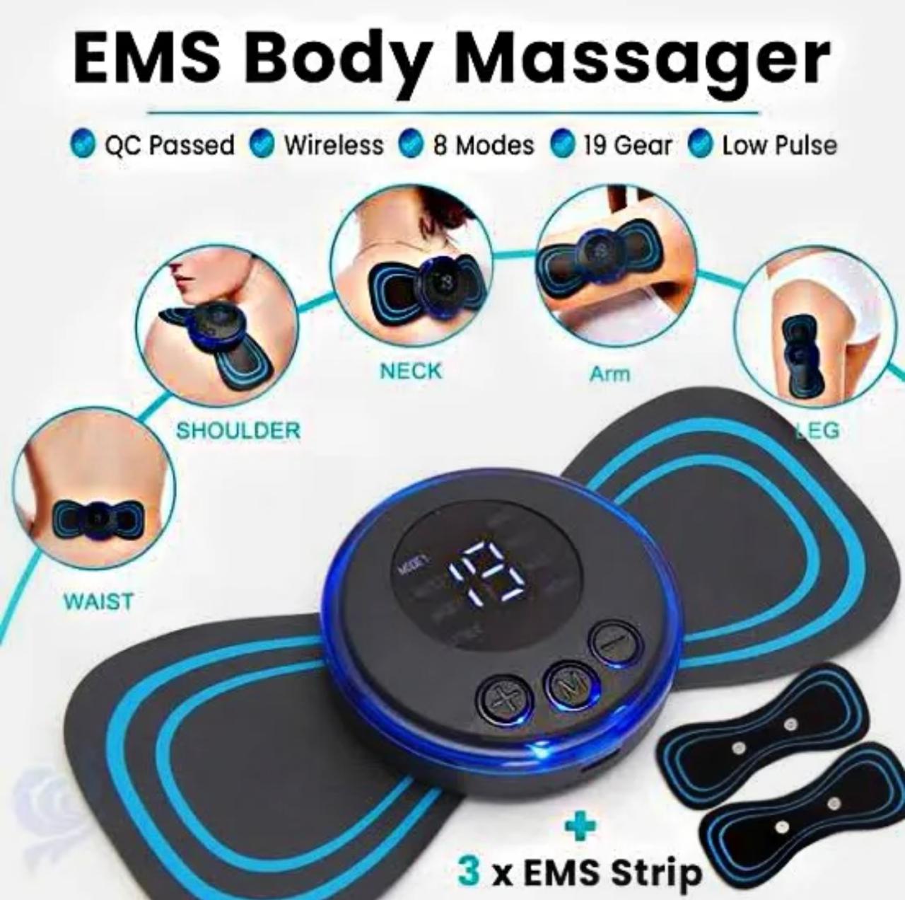 Rechargeable mini massager machine electric